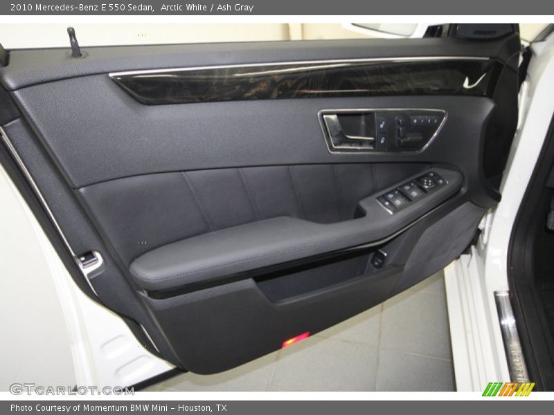 Arctic White / Ash Gray 2010 Mercedes-Benz E 550 Sedan