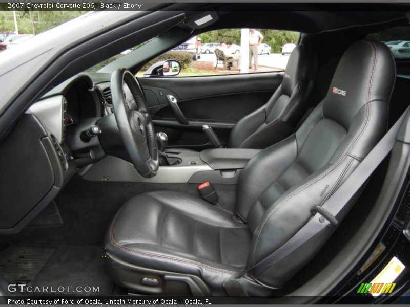 Front Seat of 2007 Corvette Z06