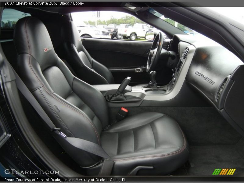  2007 Corvette Z06 Ebony Interior