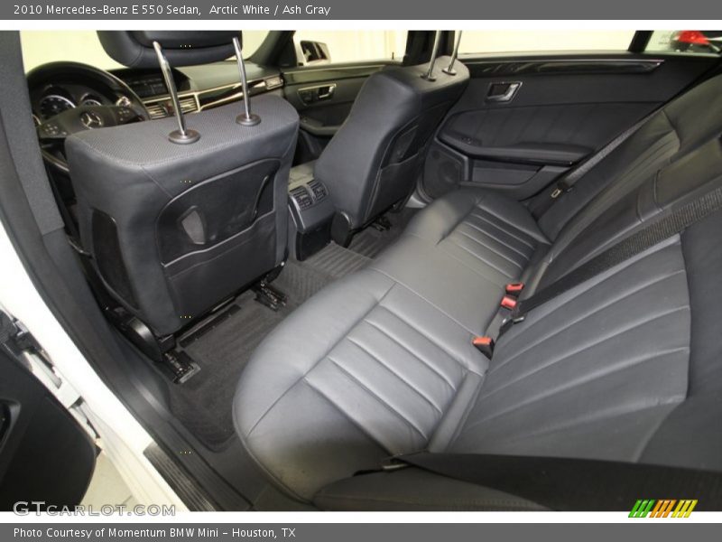 Arctic White / Ash Gray 2010 Mercedes-Benz E 550 Sedan