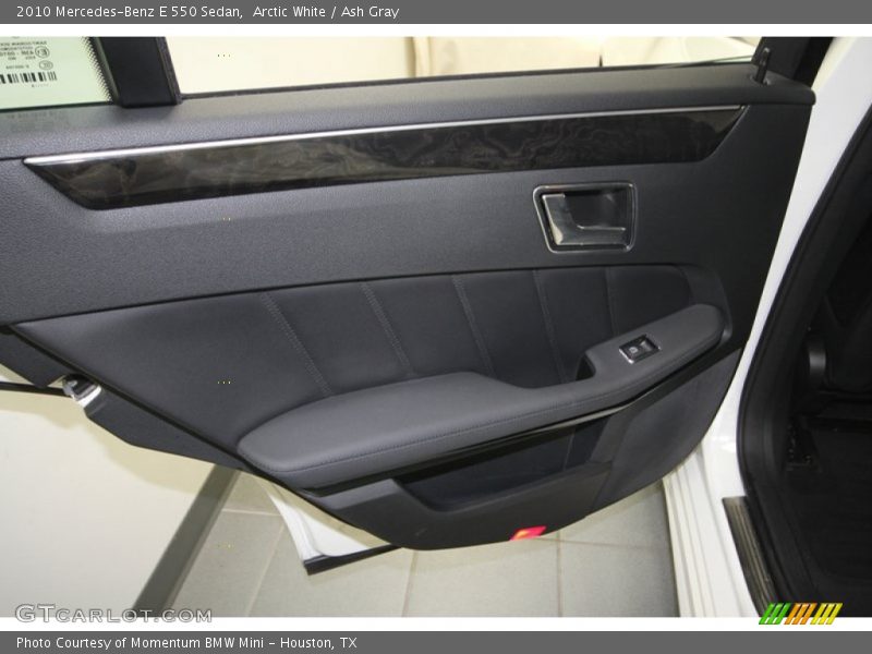 Arctic White / Ash Gray 2010 Mercedes-Benz E 550 Sedan