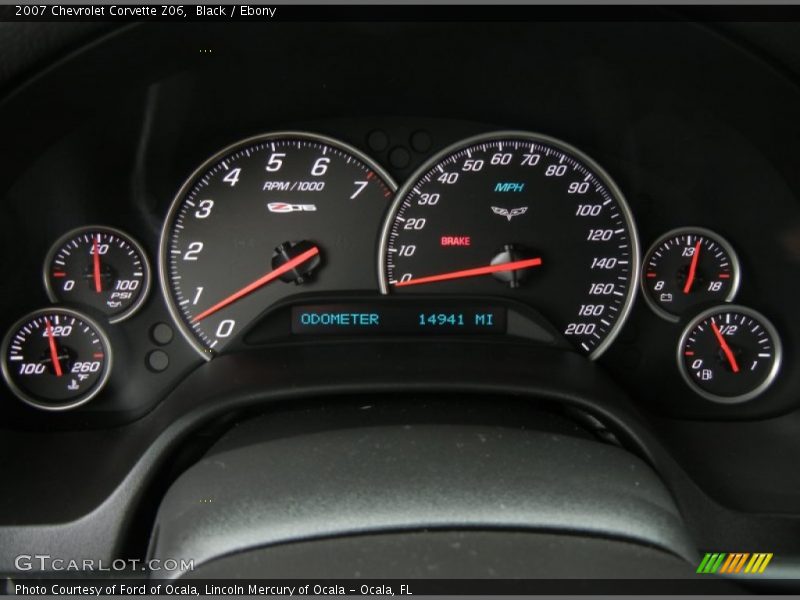  2007 Corvette Z06 Z06 Gauges