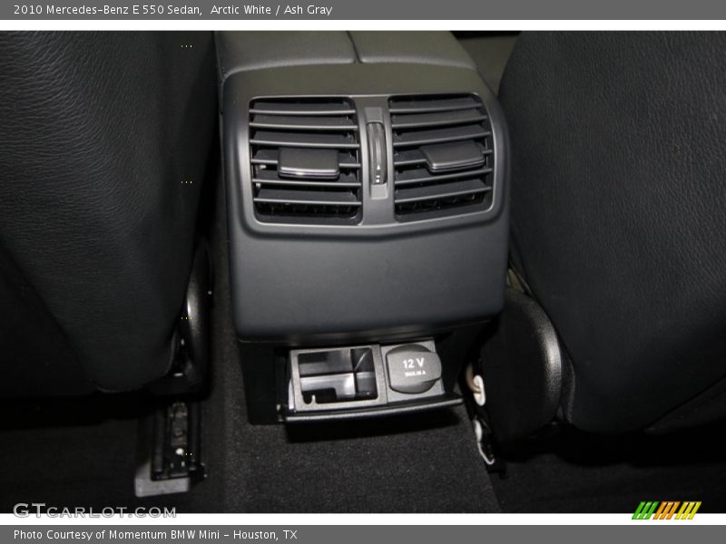 Arctic White / Ash Gray 2010 Mercedes-Benz E 550 Sedan