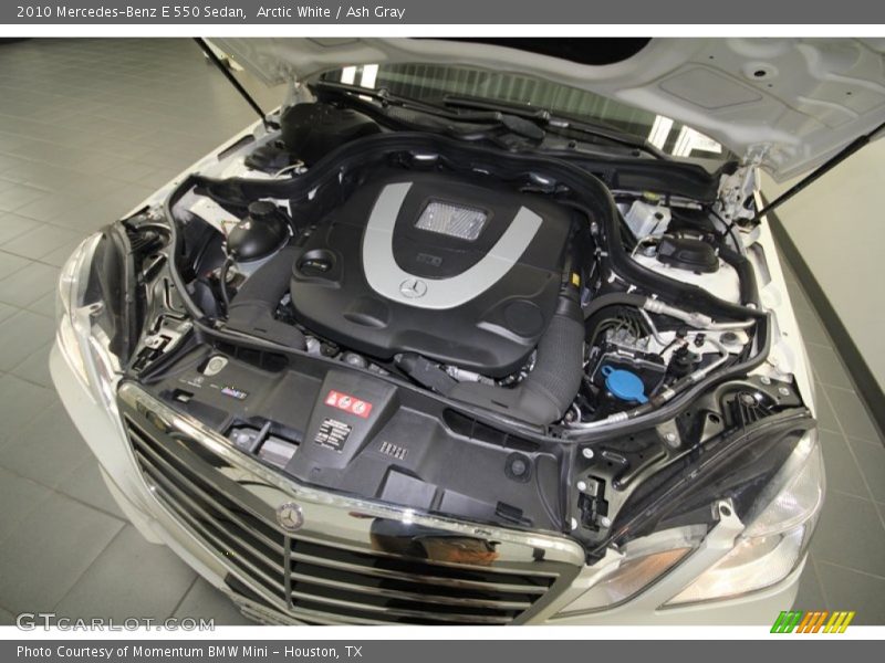 Arctic White / Ash Gray 2010 Mercedes-Benz E 550 Sedan
