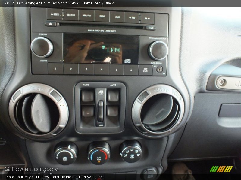 Flame Red / Black 2012 Jeep Wrangler Unlimited Sport S 4x4