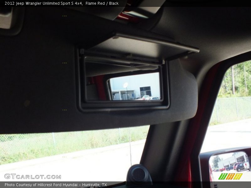 Flame Red / Black 2012 Jeep Wrangler Unlimited Sport S 4x4