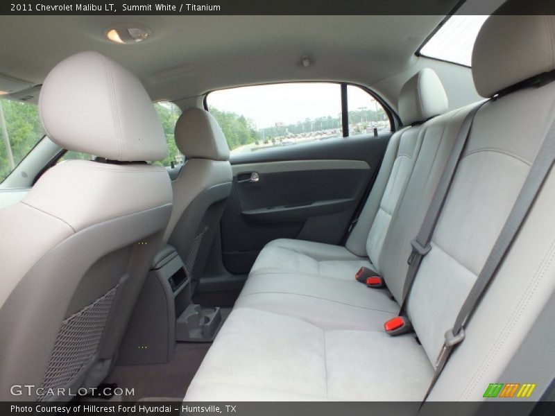 Summit White / Titanium 2011 Chevrolet Malibu LT