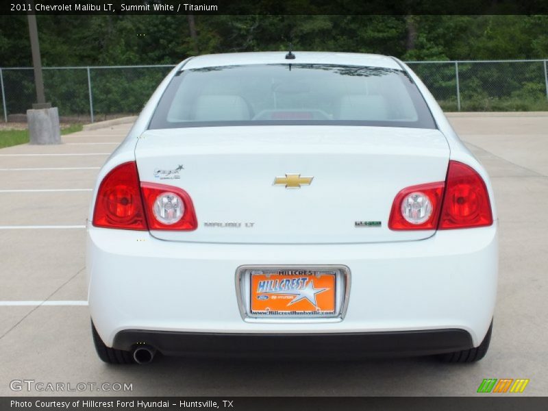 Summit White / Titanium 2011 Chevrolet Malibu LT