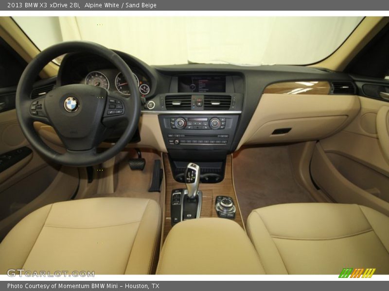 Alpine White / Sand Beige 2013 BMW X3 xDrive 28i