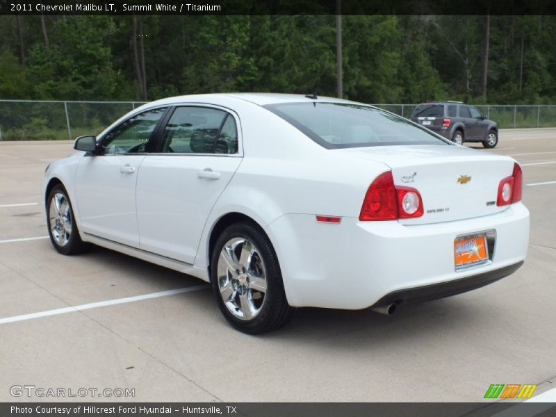 Summit White / Titanium 2011 Chevrolet Malibu LT