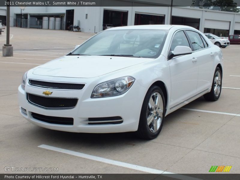 Summit White / Titanium 2011 Chevrolet Malibu LT