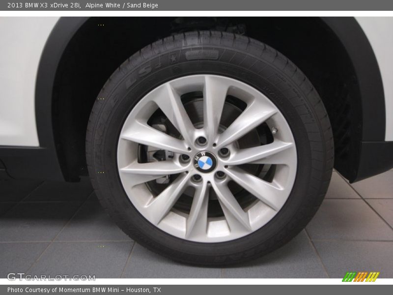 Alpine White / Sand Beige 2013 BMW X3 xDrive 28i