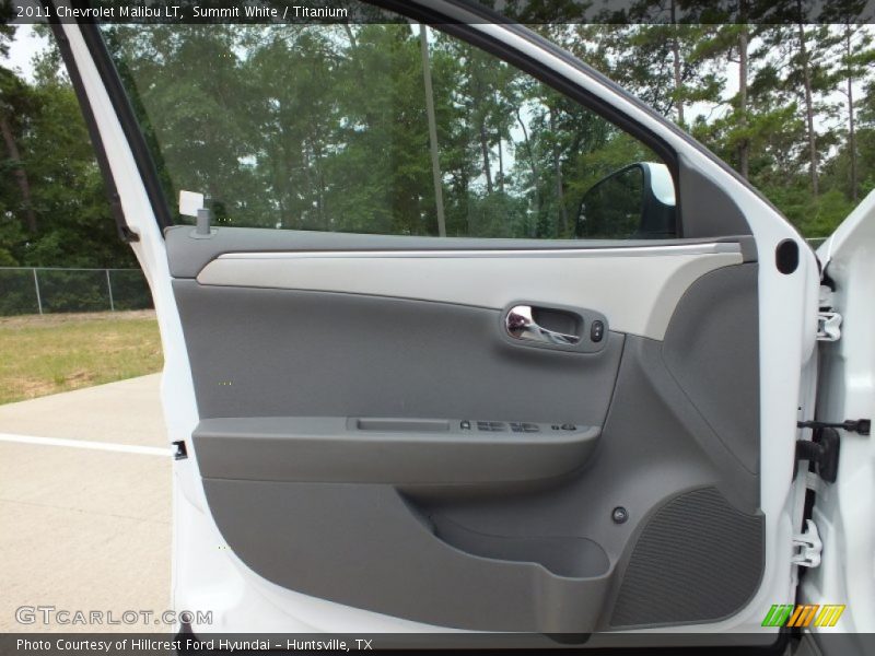 Summit White / Titanium 2011 Chevrolet Malibu LT