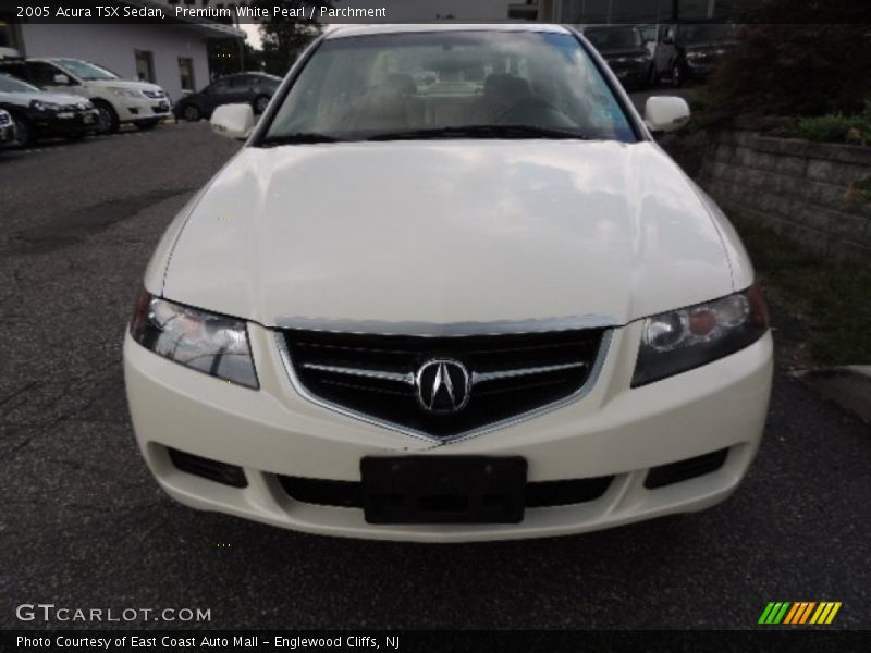 Premium White Pearl / Parchment 2005 Acura TSX Sedan