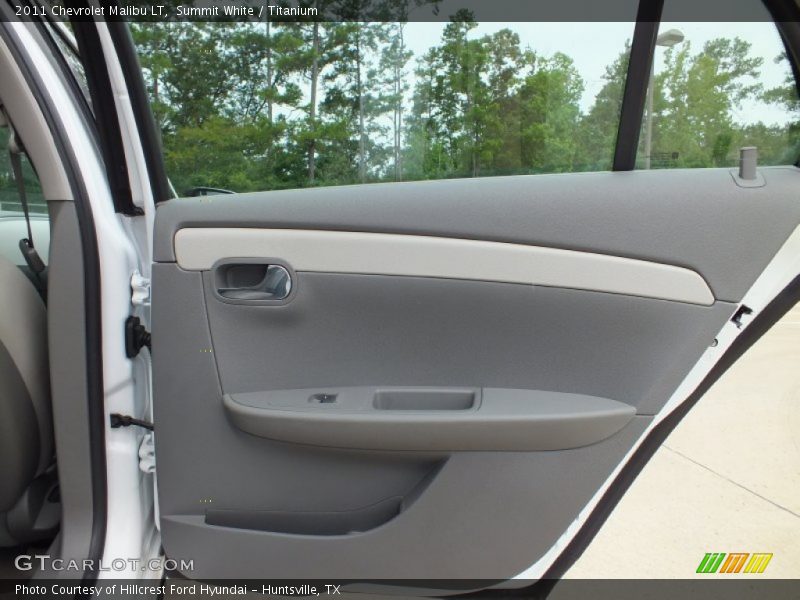 Summit White / Titanium 2011 Chevrolet Malibu LT