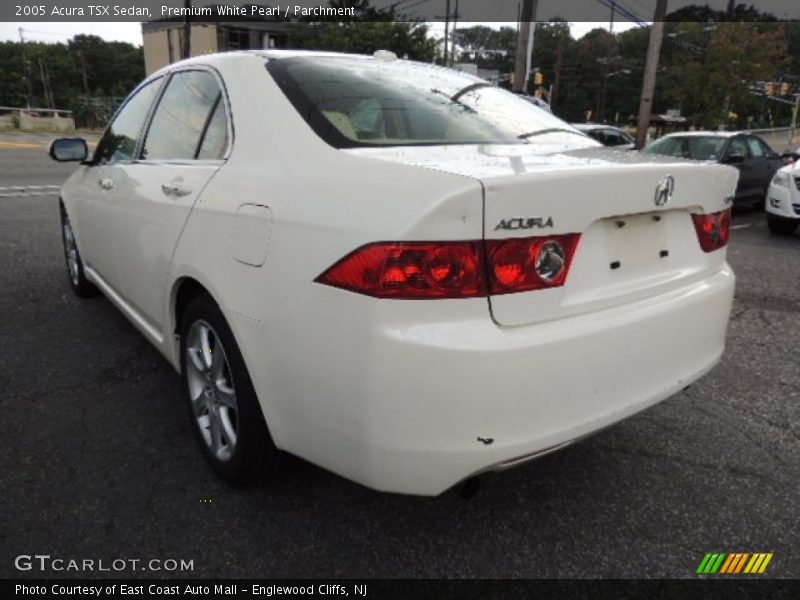 Premium White Pearl / Parchment 2005 Acura TSX Sedan
