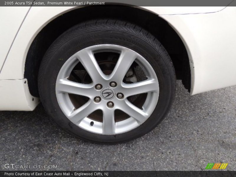 Premium White Pearl / Parchment 2005 Acura TSX Sedan