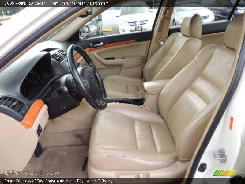 Premium White Pearl / Parchment 2005 Acura TSX Sedan