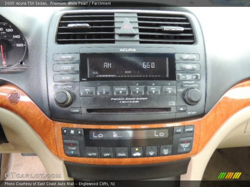 Premium White Pearl / Parchment 2005 Acura TSX Sedan