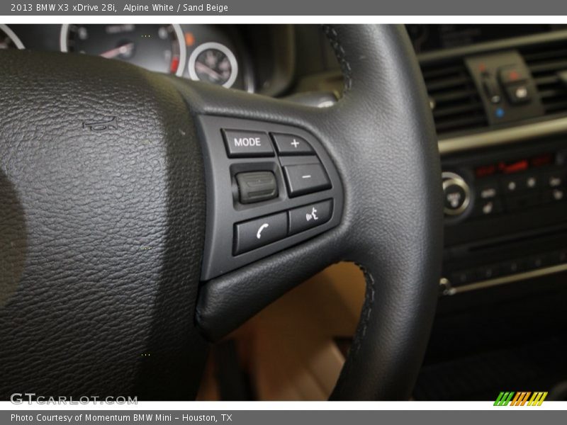 Alpine White / Sand Beige 2013 BMW X3 xDrive 28i