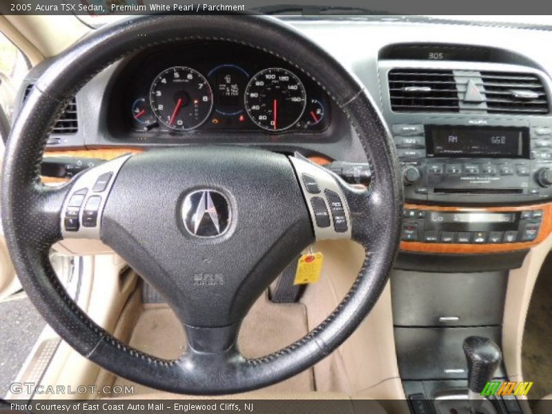 Premium White Pearl / Parchment 2005 Acura TSX Sedan