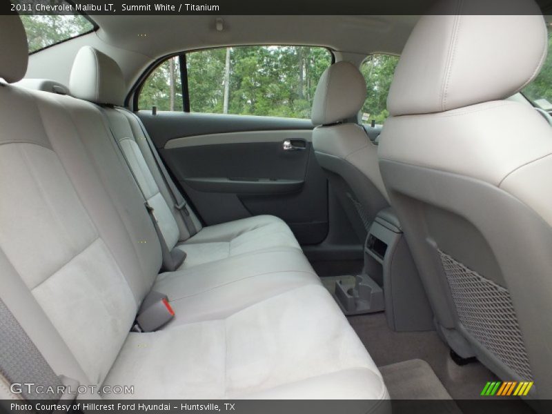 Summit White / Titanium 2011 Chevrolet Malibu LT