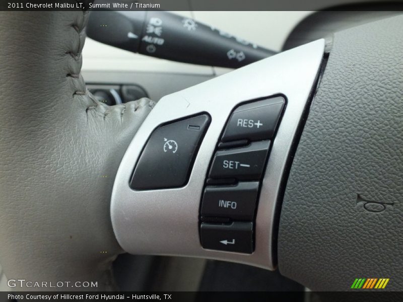 Summit White / Titanium 2011 Chevrolet Malibu LT