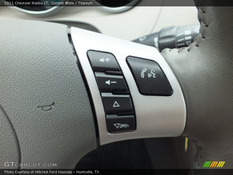Summit White / Titanium 2011 Chevrolet Malibu LT