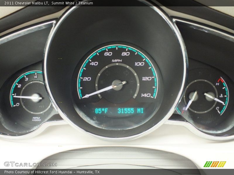 Summit White / Titanium 2011 Chevrolet Malibu LT