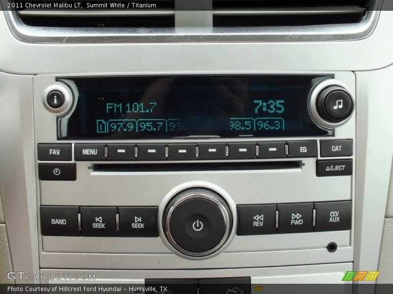 Summit White / Titanium 2011 Chevrolet Malibu LT
