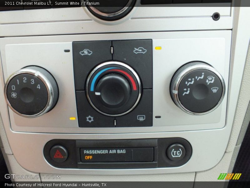 Summit White / Titanium 2011 Chevrolet Malibu LT