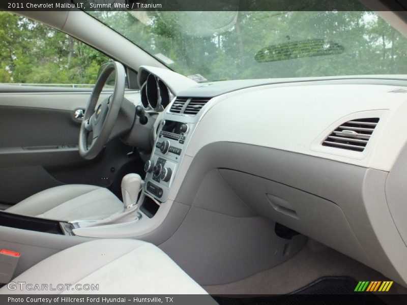Summit White / Titanium 2011 Chevrolet Malibu LT