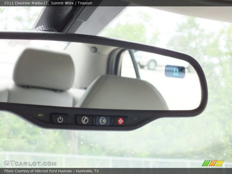 Summit White / Titanium 2011 Chevrolet Malibu LT