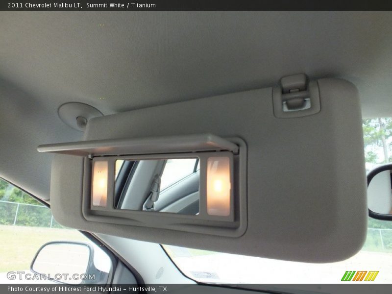 Summit White / Titanium 2011 Chevrolet Malibu LT
