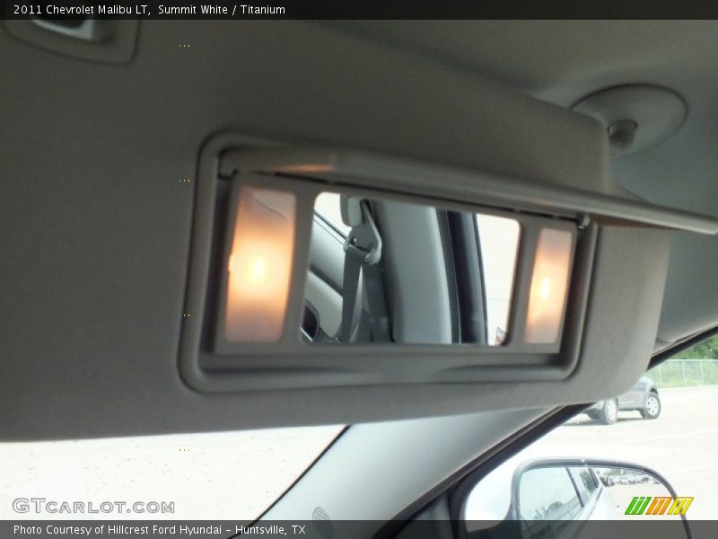 Summit White / Titanium 2011 Chevrolet Malibu LT