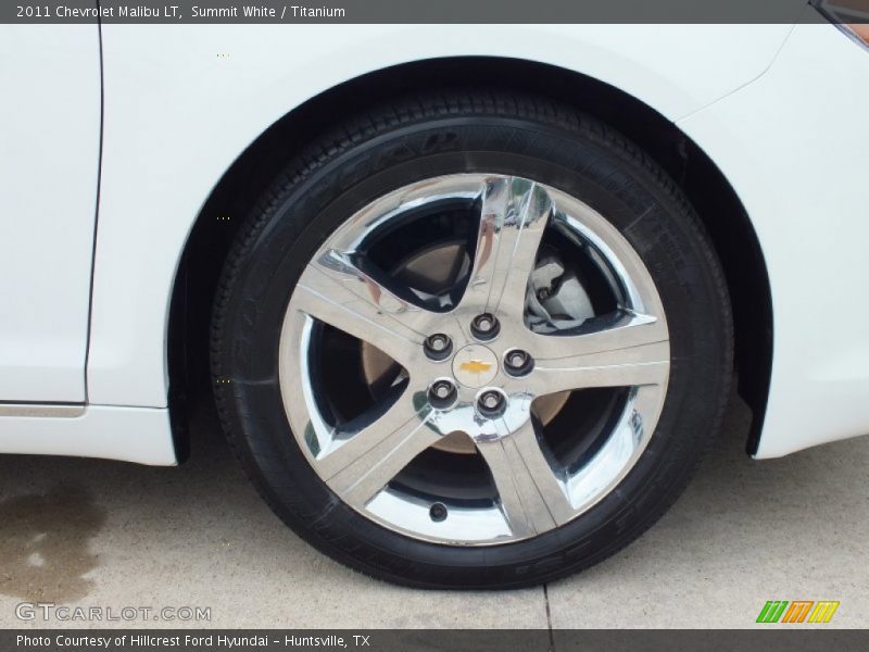 Summit White / Titanium 2011 Chevrolet Malibu LT