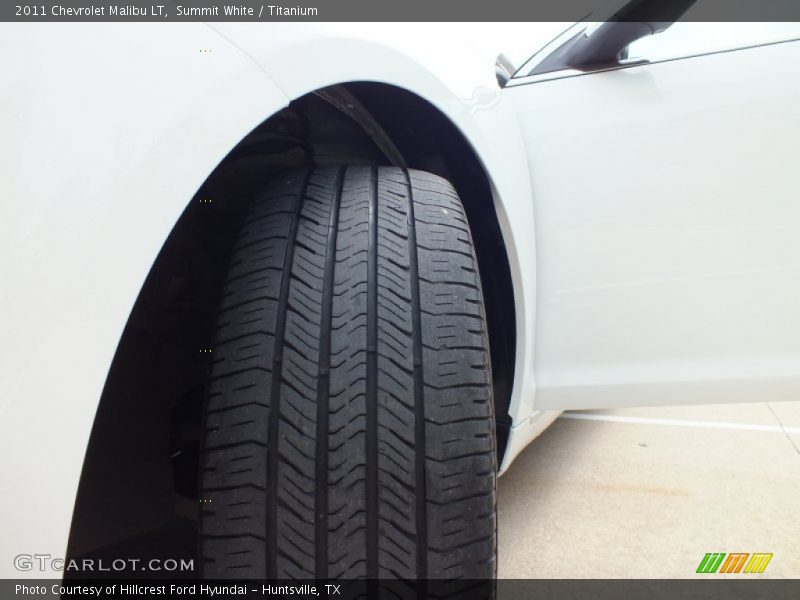 Summit White / Titanium 2011 Chevrolet Malibu LT