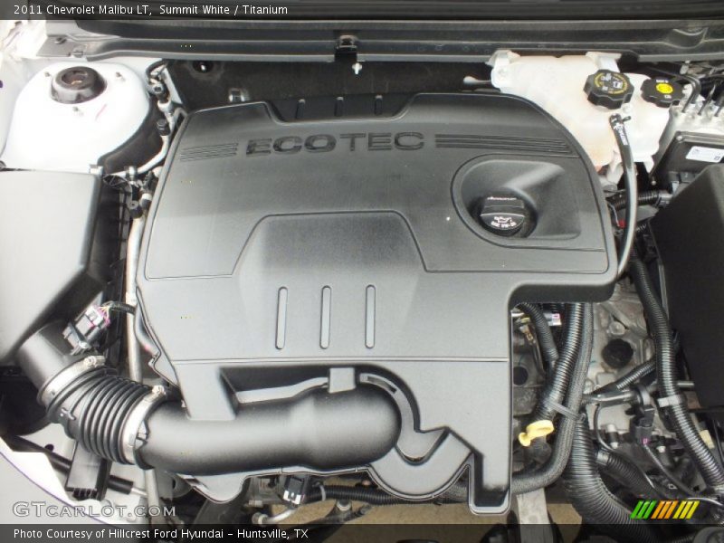 Summit White / Titanium 2011 Chevrolet Malibu LT