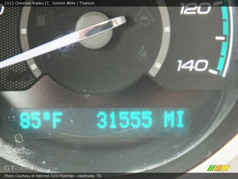 Summit White / Titanium 2011 Chevrolet Malibu LT