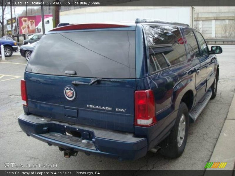 Rip Tide Blue / Shale 2005 Cadillac Escalade ESV AWD