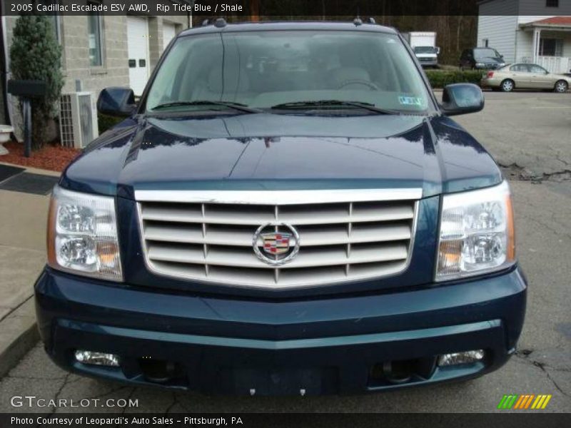 Rip Tide Blue / Shale 2005 Cadillac Escalade ESV AWD