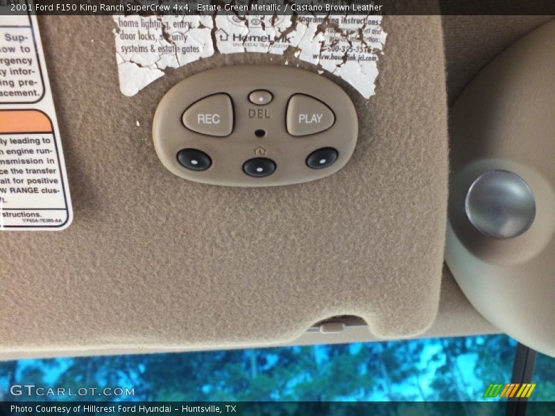 Estate Green Metallic / Castano Brown Leather 2001 Ford F150 King Ranch SuperCrew 4x4