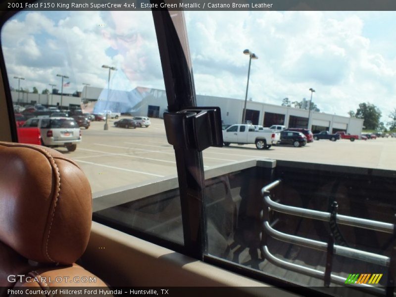 Estate Green Metallic / Castano Brown Leather 2001 Ford F150 King Ranch SuperCrew 4x4
