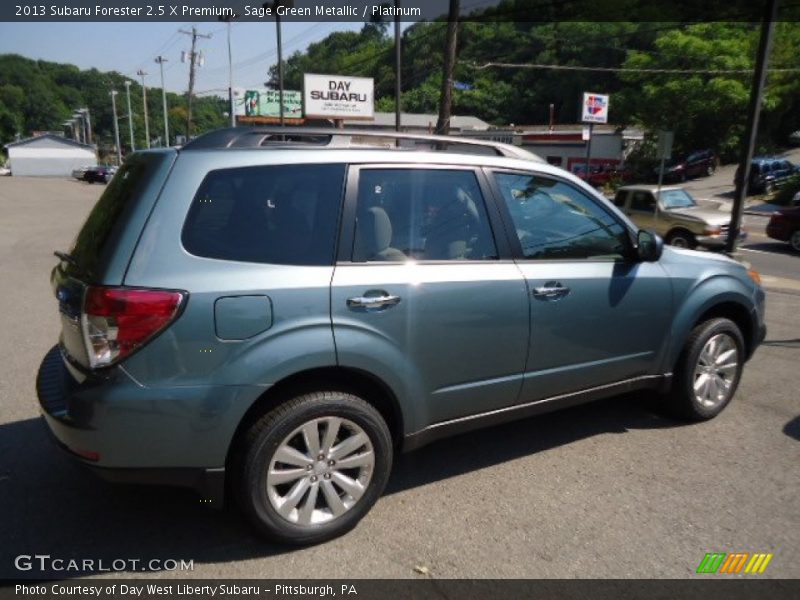 Sage Green Metallic / Platinum 2013 Subaru Forester 2.5 X Premium
