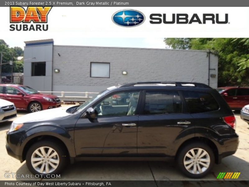 Dark Gray Metallic / Platinum 2013 Subaru Forester 2.5 X Premium