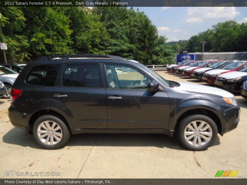 Dark Gray Metallic / Platinum 2013 Subaru Forester 2.5 X Premium