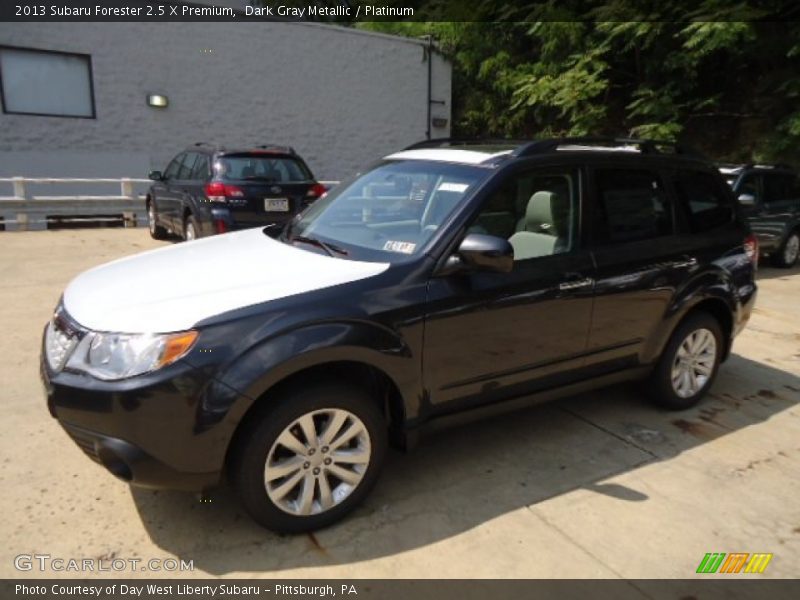 Dark Gray Metallic / Platinum 2013 Subaru Forester 2.5 X Premium