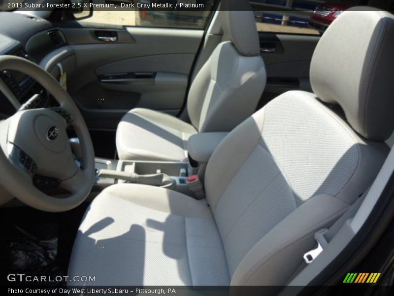 Dark Gray Metallic / Platinum 2013 Subaru Forester 2.5 X Premium