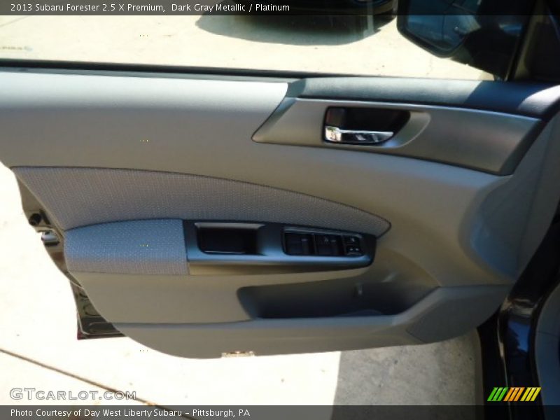 Dark Gray Metallic / Platinum 2013 Subaru Forester 2.5 X Premium