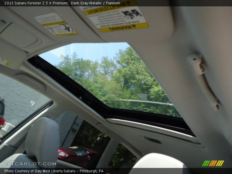 Dark Gray Metallic / Platinum 2013 Subaru Forester 2.5 X Premium